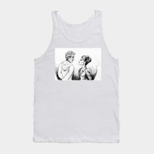Missy and the Doctor - Alien Illustration Tank Top